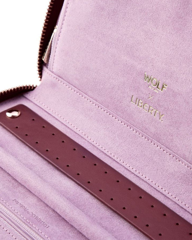 WOLF x Liberty Travel Portfolio - Burgundy