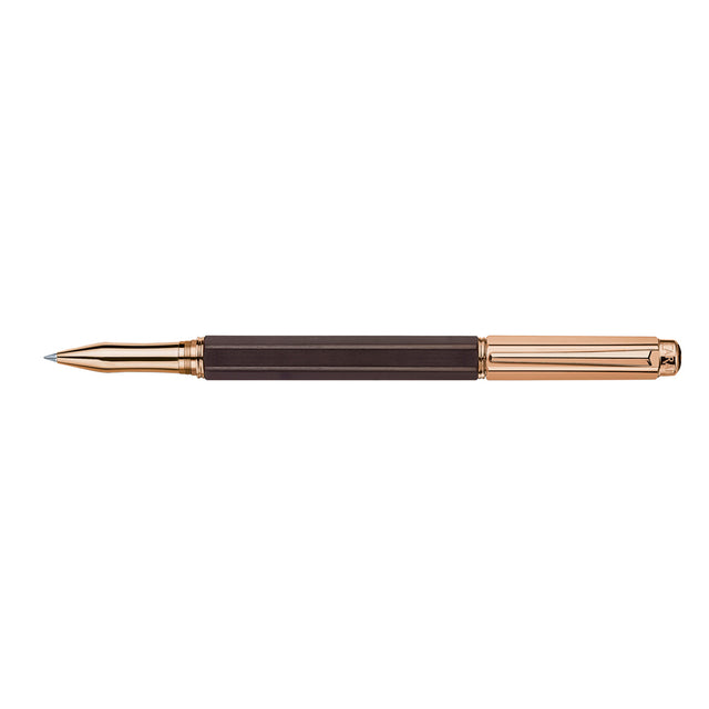 Varius Ebony Rose Gold Roller Pen