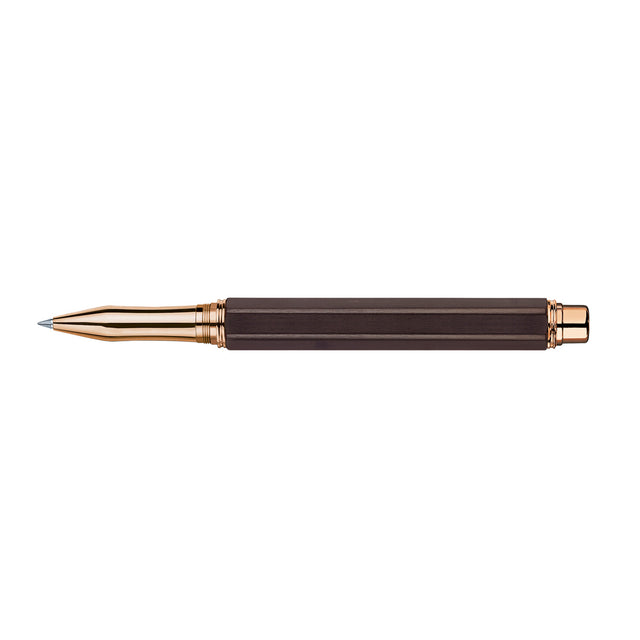 Varius Ebony Rose Gold Roller Pen