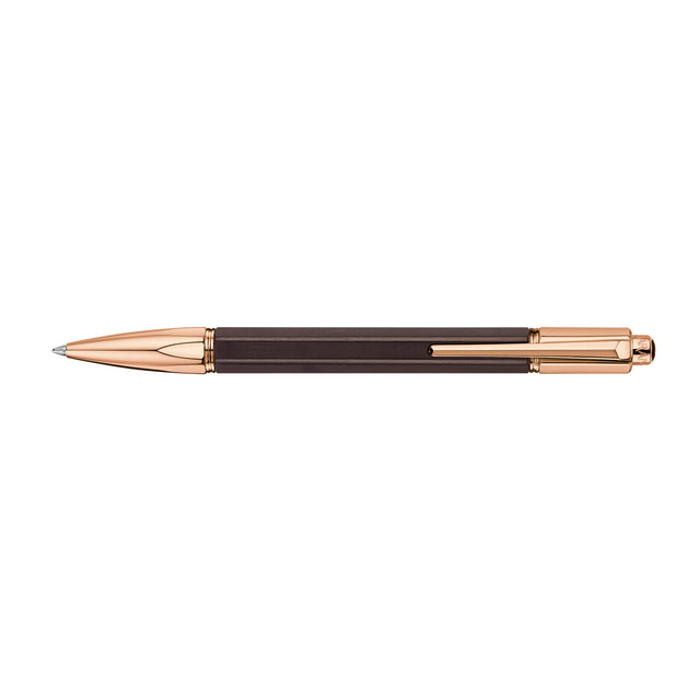 Varius Ebony Rose Gold Ballpoint Pen