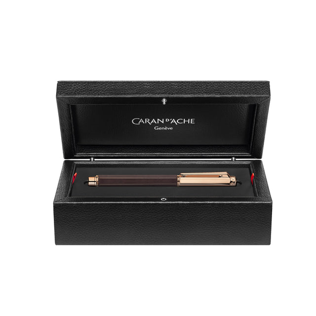 Varius Ebony Rose Gold Fountain Pen M