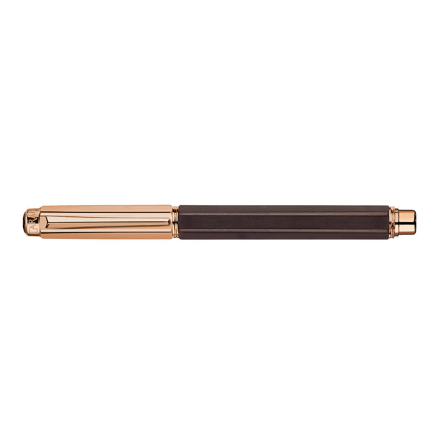 Varius Ebony Rose Gold Fountain Pen M