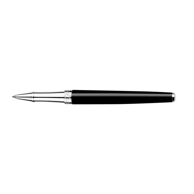 Leman Slim Black Ebony Roller Pen