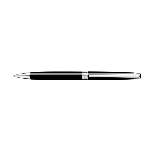 Leman Slim Black Ebony Ballpoint Pen