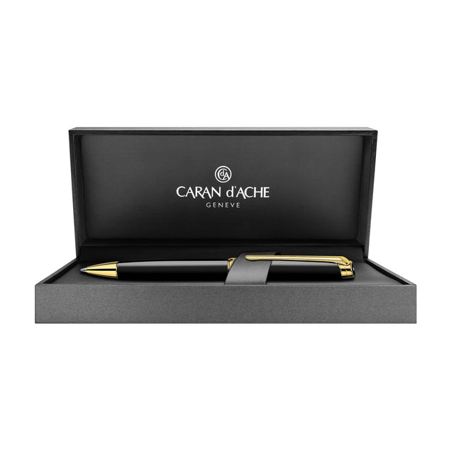 Leman Ebony Black Ballpoint Pen