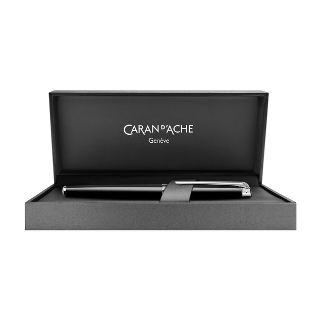 Leman Slim Black Ebony Fountain Pen M