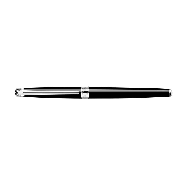 Leman Slim Black Ebony Fountain Pen M