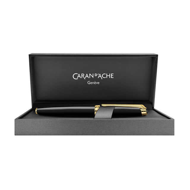 Leman Ebony Black Fountain Pen M