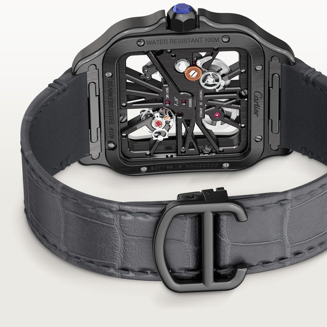 Santos de Cartier skeleton watch