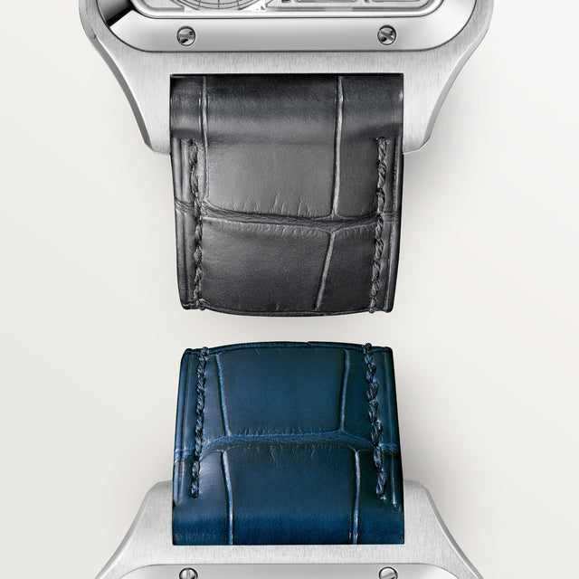 Santos-Dumont Skeleton watch with Micro-Rotor