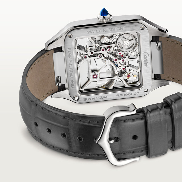 Santos-Dumont Skeleton watch with Micro-Rotor