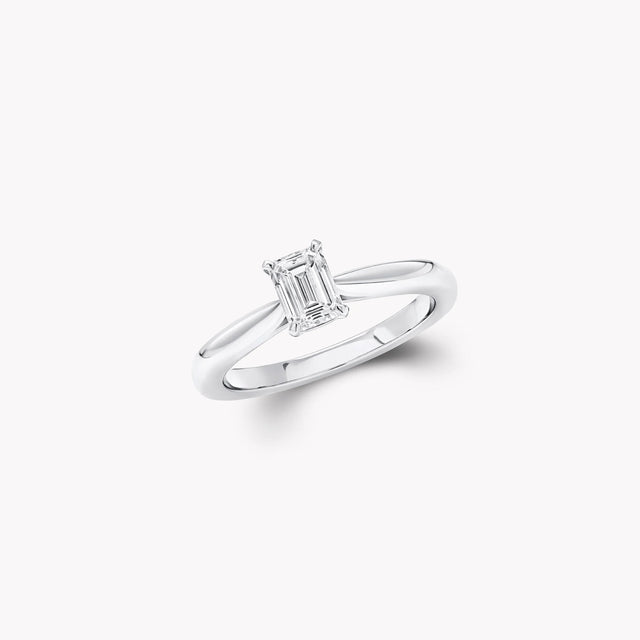 Paragon Emerald Cut Diamond Engagement Ring