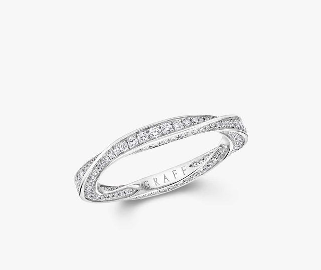 Graff Spiral Spiral Pave Diamond Band RGR558 Carousel 1