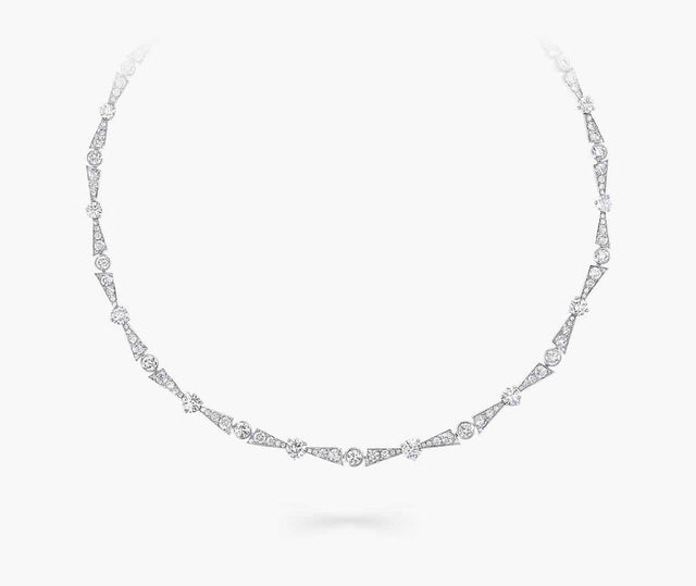 Graff Tribal New Dawn Diamond Line Necklace RGN650 Carousel 1