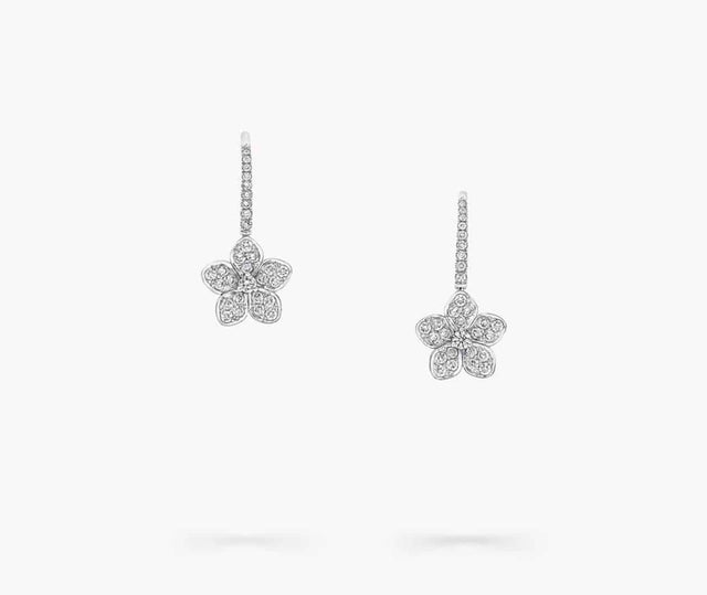 Graff Wild Flower Wild Flower Pave Diamond Earrings RGE1667 Carousel 1