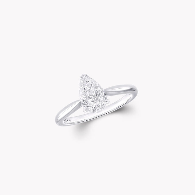 Paragon Pear Shape Diamond Engagement Ring