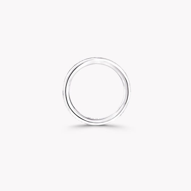 Round Diamond Wedding Band