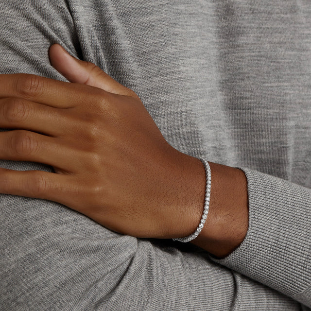 Round Diamond Slim Bracelet