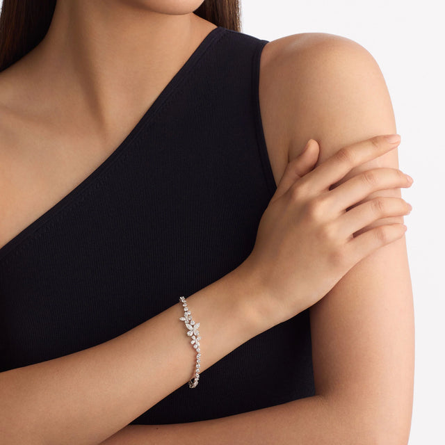 Classic Butterfly Diamond Bracelet