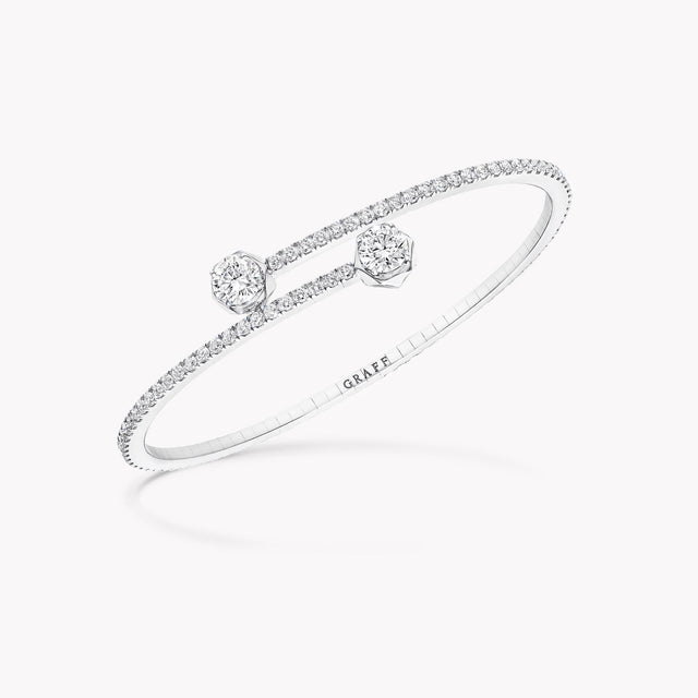 Laurence Graff Signature Wraparound Diamond Bangle