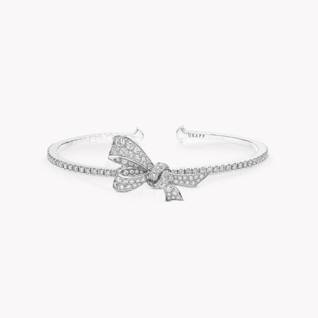 Tilda's Bow Diamond Bangle Kennedy - Main Image