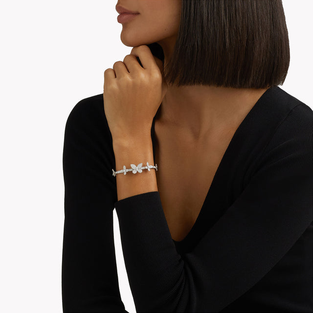 Pavé Butterfly Diamond Bracelet