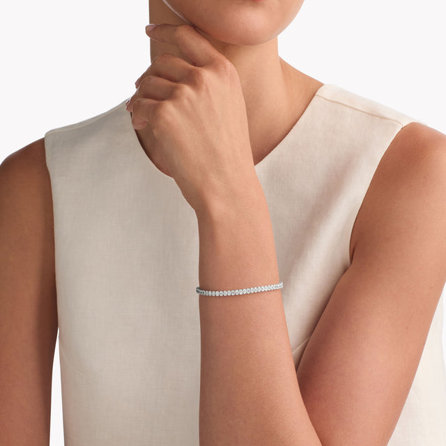 Oval Cut Diamond Bracelet