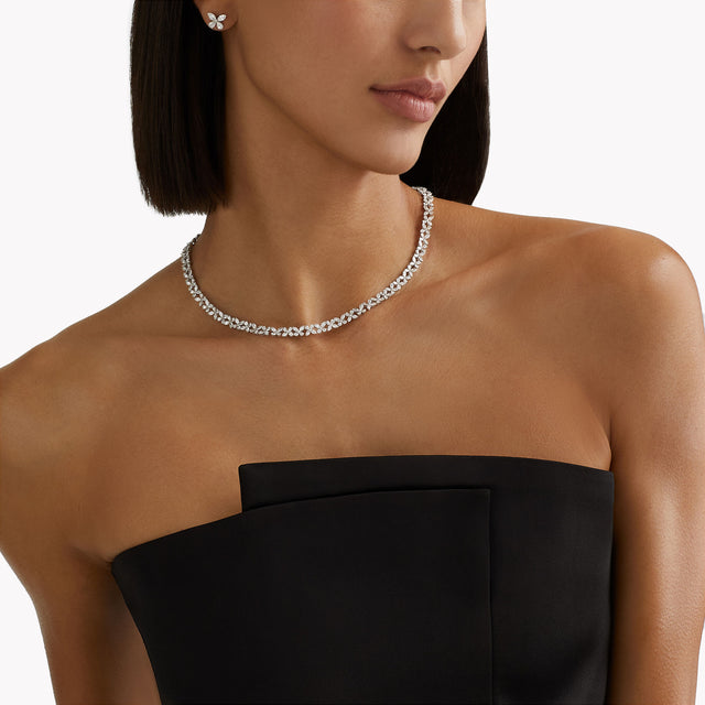 Classic Butterfly Diamond Necklace