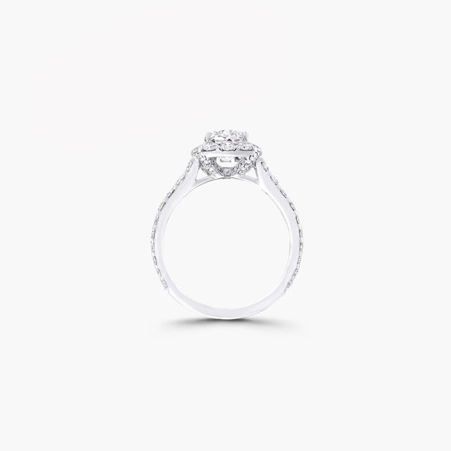 Icon Cushion Cut Diamond Engagement Ring
