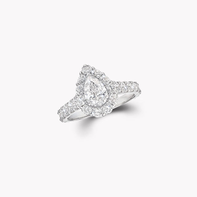 Icon Pear Shape Diamond Engagement Ring