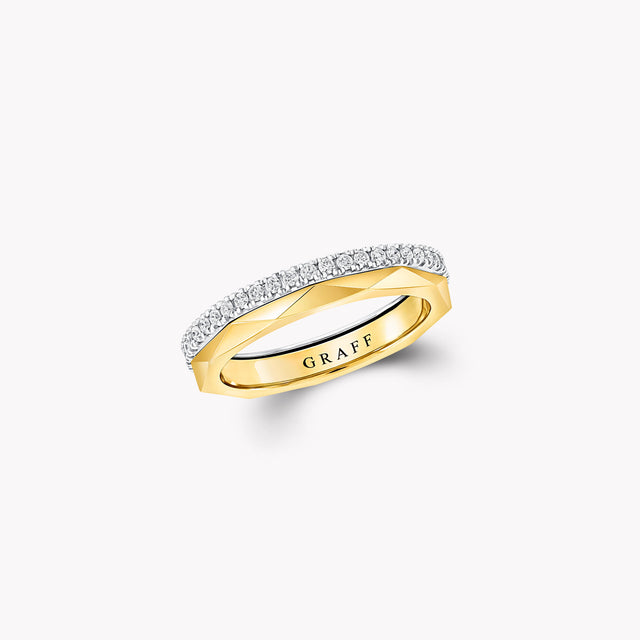 Laurence Graff Signature Diamond and Gold Band