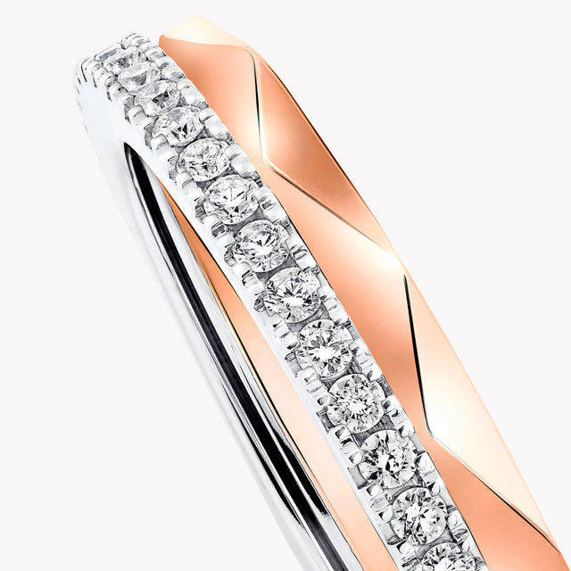 Laurence Graff Signature Diamond and Gold Band