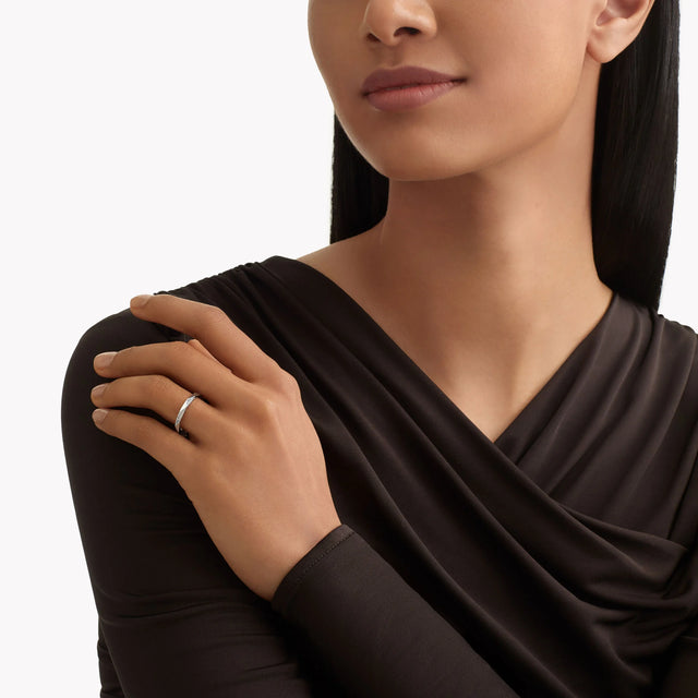 Laurence Graff Signature Faceted Diamond Wedding Band