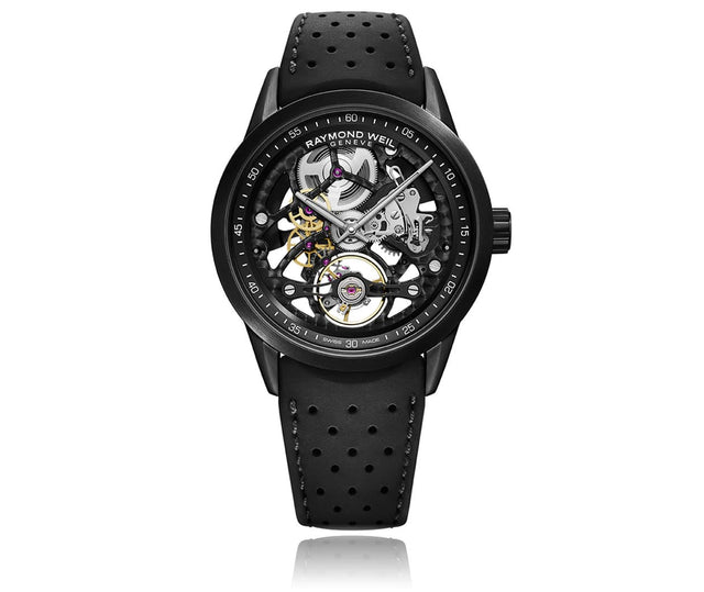 Raymond Weil Freelancer Freelancer Calibre RW1212 Skeleton Mens Automatic Black Watch 2785 BKR 20000 Carousel 1