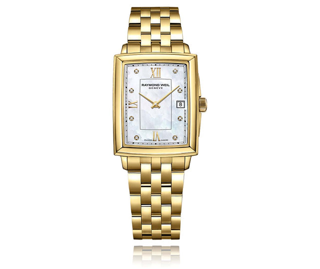 Raymond Weil Toccata Toccata Ladies Gold Diamond Quartz Watch 5925 P 00995 Carousel 1