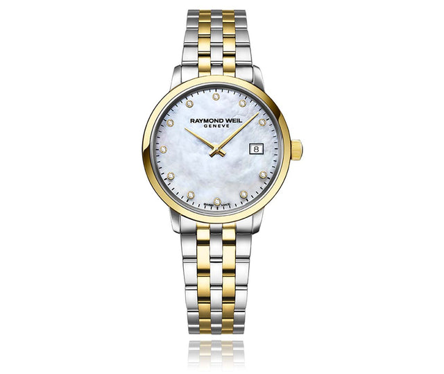 Raymond Weil Toccata Toccata Ladies Quartz Two tone Gold 11 Diamond Watch 5985 STP 97081 Carousel 1