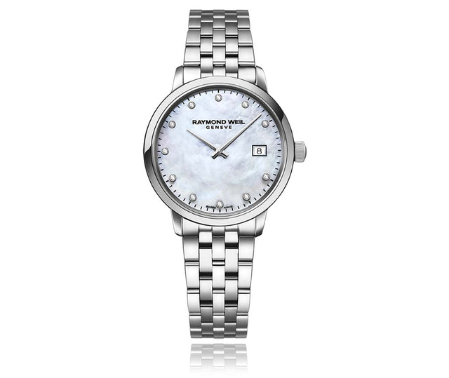 Raymond Weil Toccata Toccata Ladies White Mother of Pearl Diamond Quartz Watch 5985 ST 97081 Carousel 1