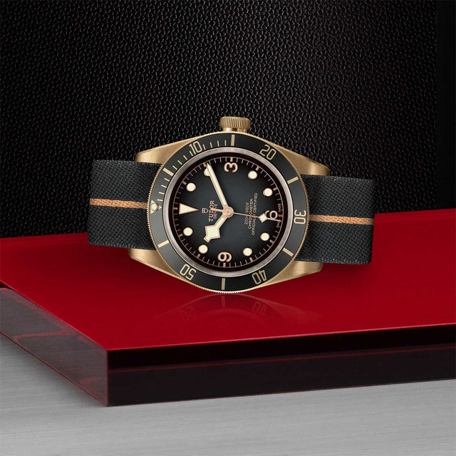 TUDOR Black Bay Bronze M79250BA 0002 Layingdown