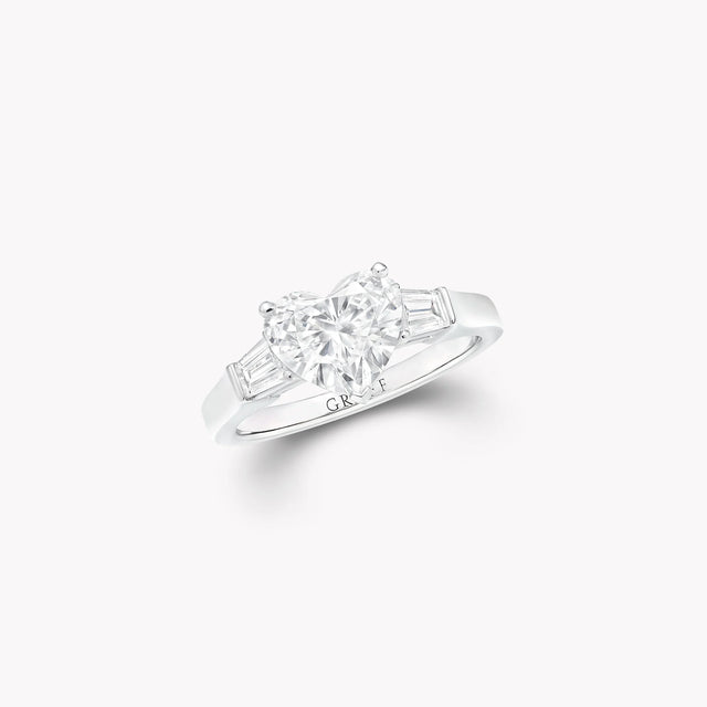 Promise Heart Shape Diamond Engagement Ring