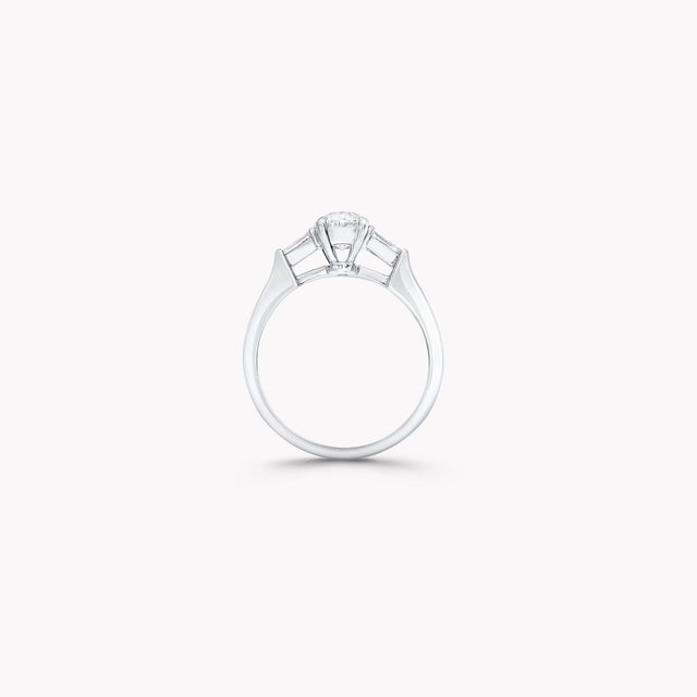 Promise Oval Diamond Engagement Ring
