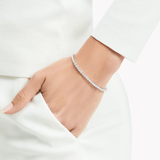 Round Diamond Slim Bracelet
