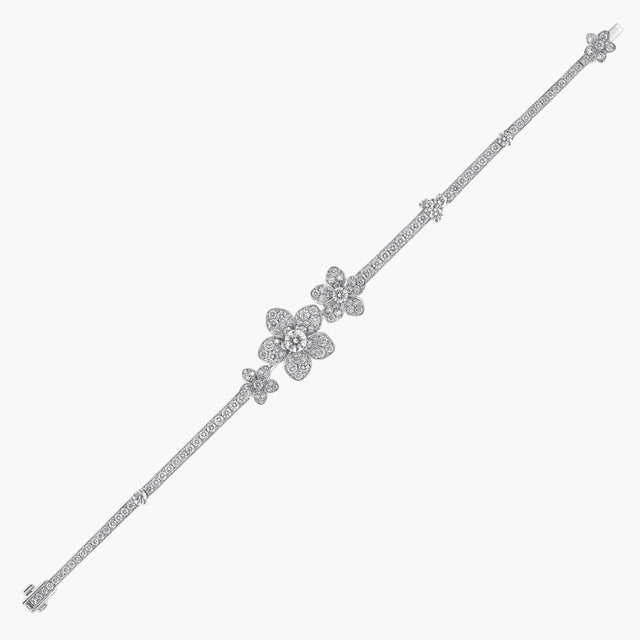 Wild Flower Pavé Diamond Bracelet
