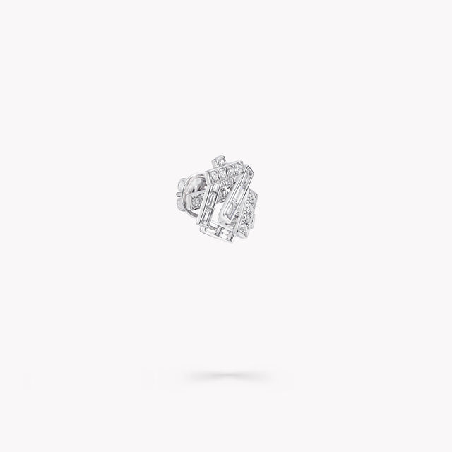 Threads Diamond Stud Earrings
