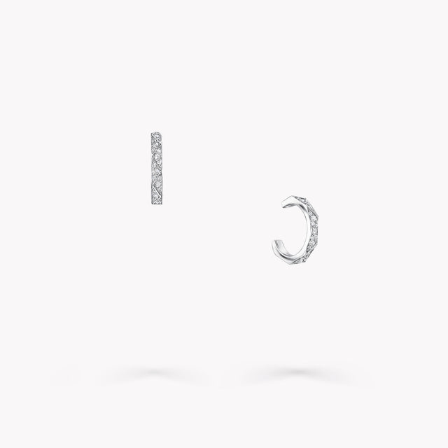 Laurence Graff Signature Pavé Diamond Hoop Earrings