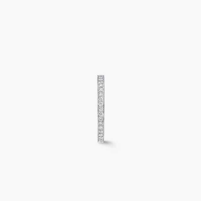 Thread Set Diamond Wedding Band