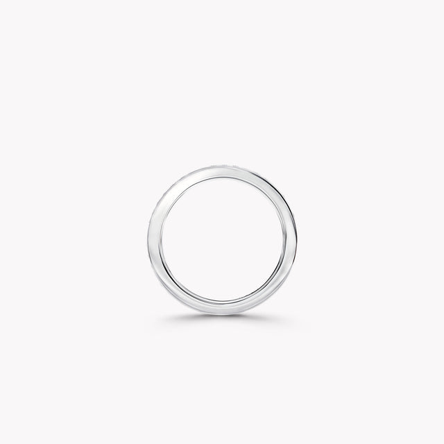 Thread Set Diamond Wedding Band