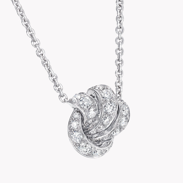 Tilda’s Bow Pavé Diamond Pendant