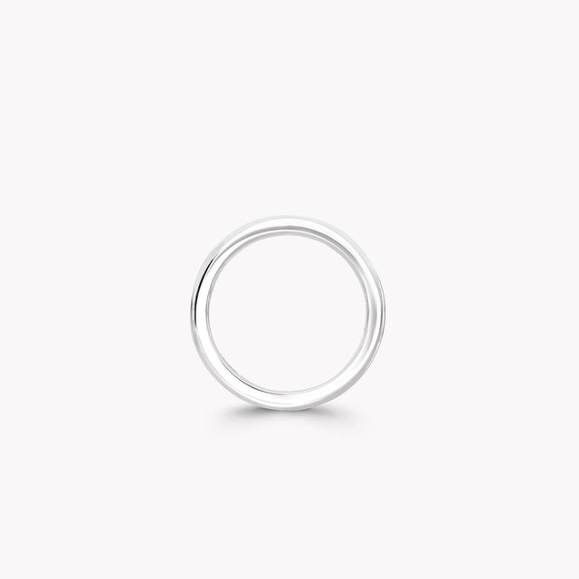 D Shape Wedding Band