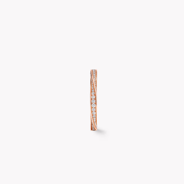 Spiral Pavé Diamond Band