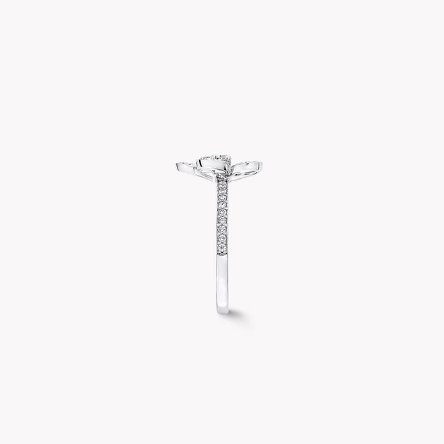 Wild Flower Pavé Diamond Ring